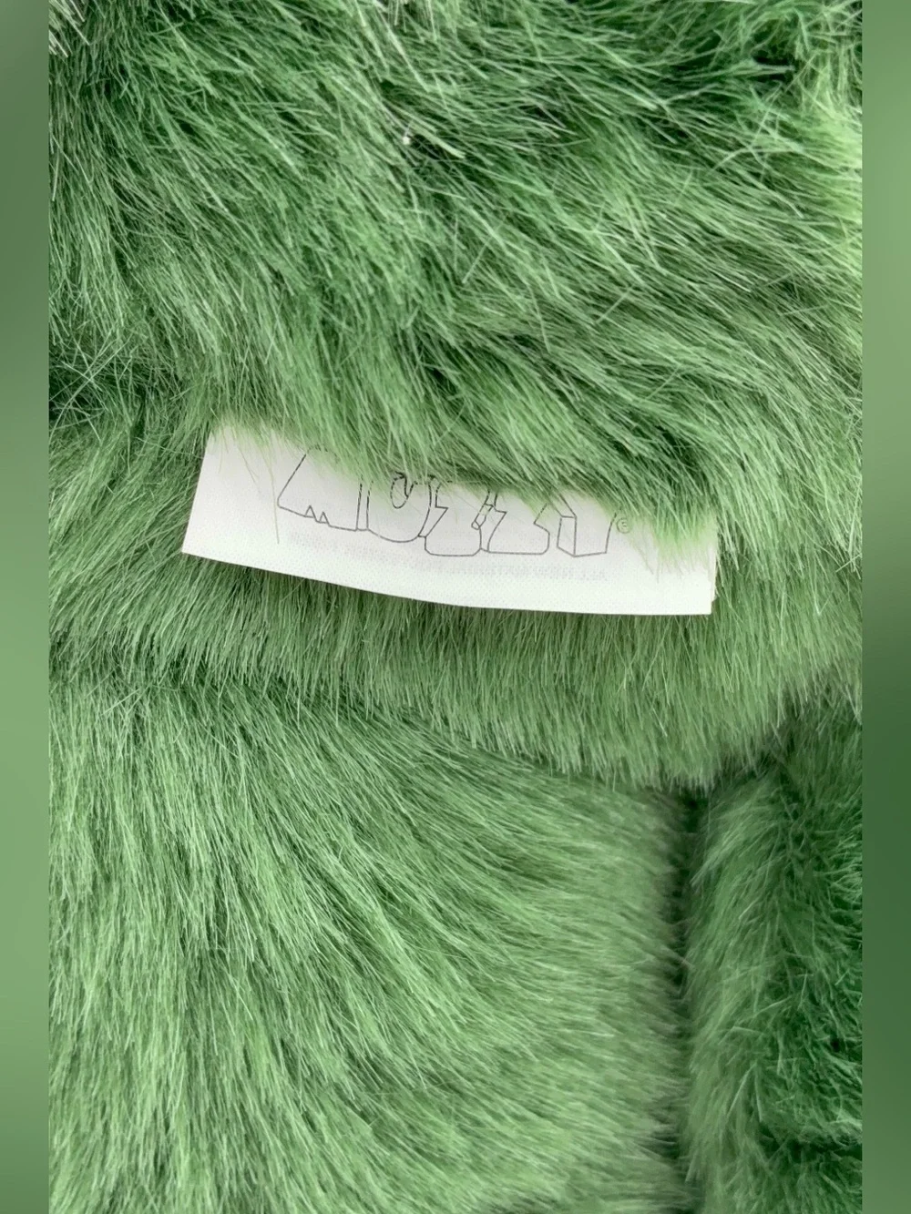 VTG Muzzy Green Monster Plush Stuffed  Toy 12in BBC Language Learning 90’s